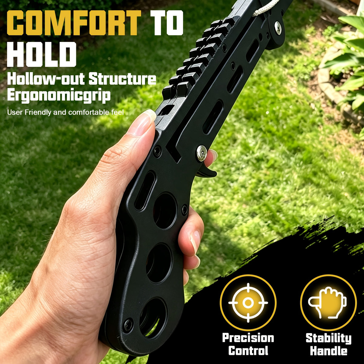 New Compound Bow, Folding High-Precision Slingshot, Portable Slingshot for Adults, Includes projectiles and arrows, Ideal for Outdoor Activities Backyard Use and Camping Target Practice Shooting