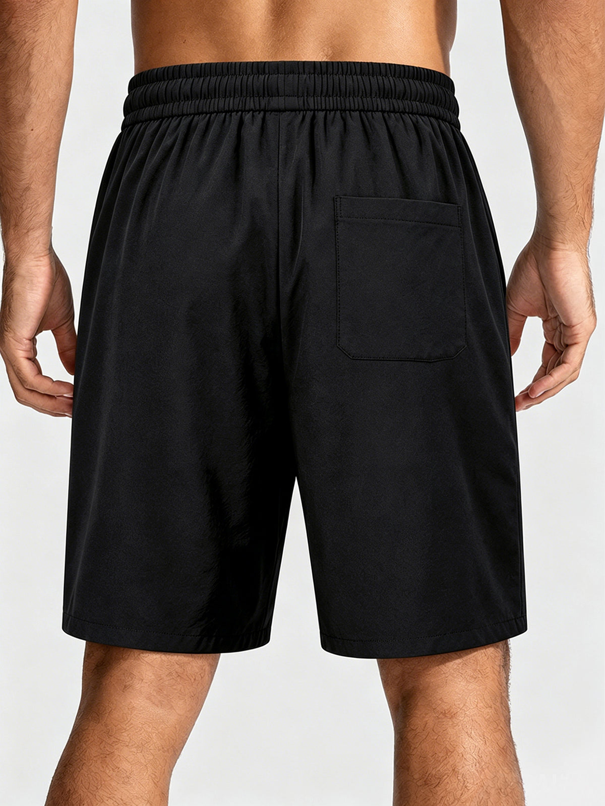 Men's Athletic Shorts for Running & Training,Mens Lightweight Fitness Shorts, DrawstringWaist and 3 Pockets, Perfect for Training, Running, Fitness, Outdoor Sports, Drawstring WaistShorts, Casual Versatile 5 Inch Shorts,Black