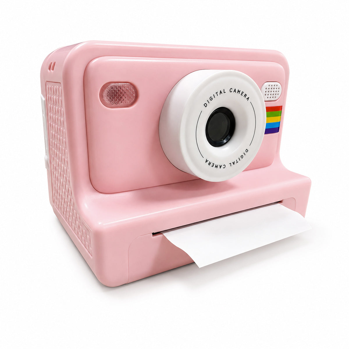 Thermal Portable Instant Printing Camera Set for Kids, 1080P HD Photo/Video Capture, Music Player, Interactive Storybooks, 3/5/10S Delayed Photography with USB Charger 1300Mah Battery And 3 Rolls Print Paper, Perfect for Birthday Gifts Girls Age 6