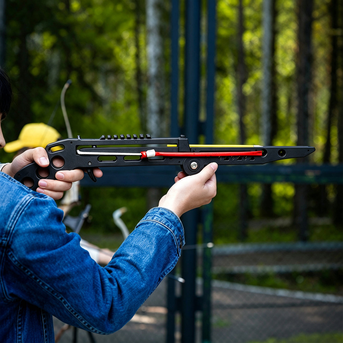 Portable Slingshot, Multifunctional Archery Adults Slingshot Set, High-Precision,Featuring Both Archery and Pellet Modes, Compact Folding Slingshot, Easy Storage Lightweight Archery Equipment for Adults Outdoor, Target Practice(Complete Package)