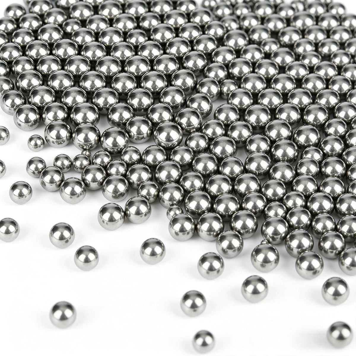 100PCS 8mm Stainless Precision Balls, Solid Round Bearings Balls, Smooth & Durable,High Hardness, Polished, Rust-Resistant, Ideal for Slingshot, Bow Practice & Target Training