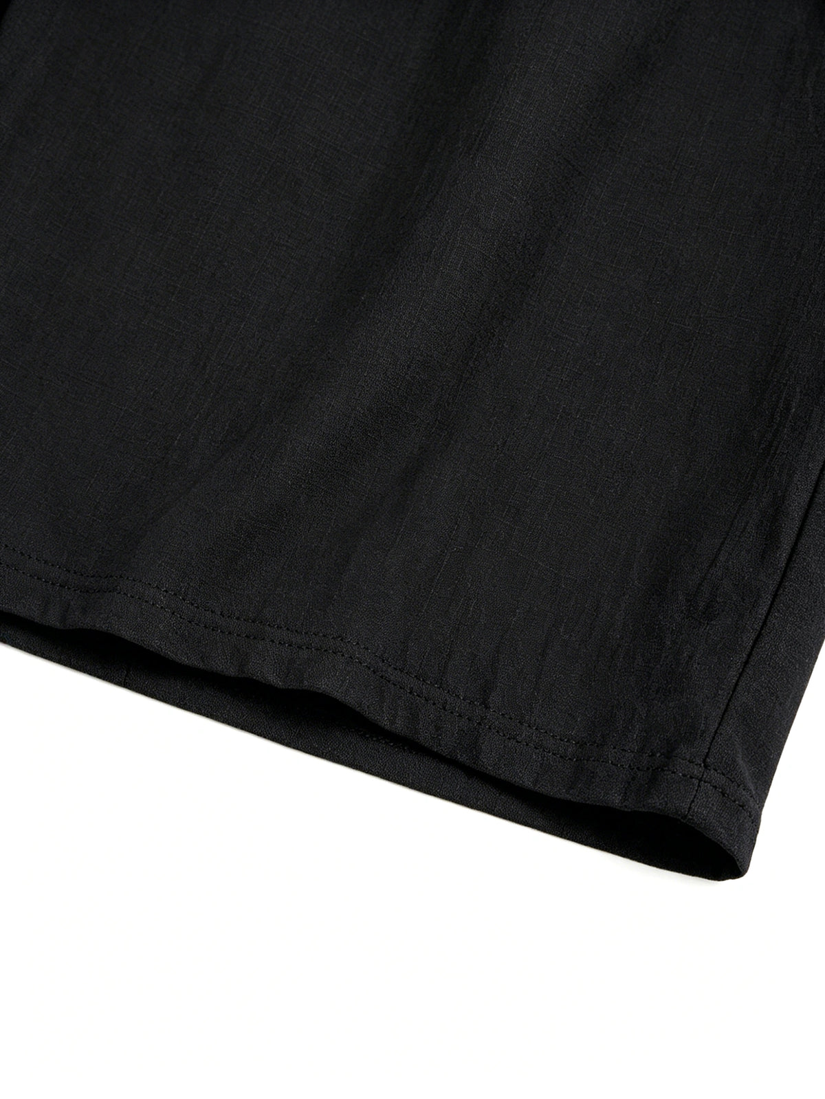 Men's Black Athletic Shorts with Pockets and Drawstring Waist,Made From Linen Blend Fabric, Lightweight Fitness Shorts, These Quick-Dry,Breathable and Comfortable for Running, Outings, Workouts and Casual Daily Wear. Men's Drawstring Waist Shorts