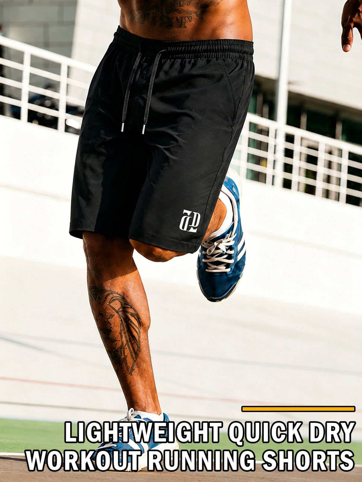 Men's Athletic Shorts for Running & Training,Mens Lightweight Fitness Shorts, DrawstringWaist and 3 Pockets, Perfect for Training, Running, Fitness, Outdoor Sports, Drawstring WaistShorts, Casual Versatile 5 Inch Shorts,Black