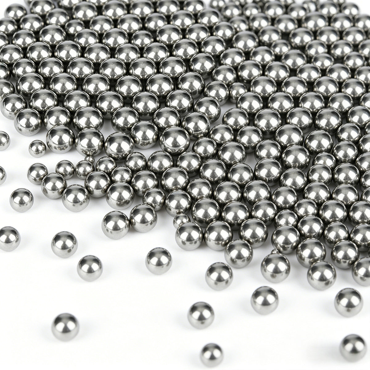 100PCS 8mm Stainless Precision Balls, Solid Round Bearings Balls, Smooth & Durable,High Hardness, Polished, Rust-Resistant, Ideal for Slingshot, Bow Practice & Target Training