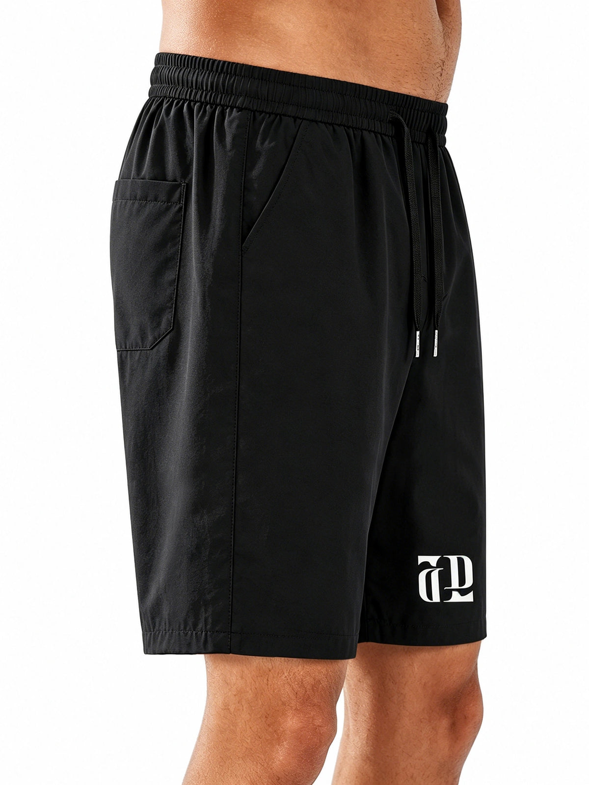 Men's Athletic Shorts for Running & Training,Mens Lightweight Fitness Shorts, DrawstringWaist and 3 Pockets, Perfect for Training, Running, Fitness, Outdoor Sports, Drawstring WaistShorts, Casual Versatile 5 Inch Shorts,Black