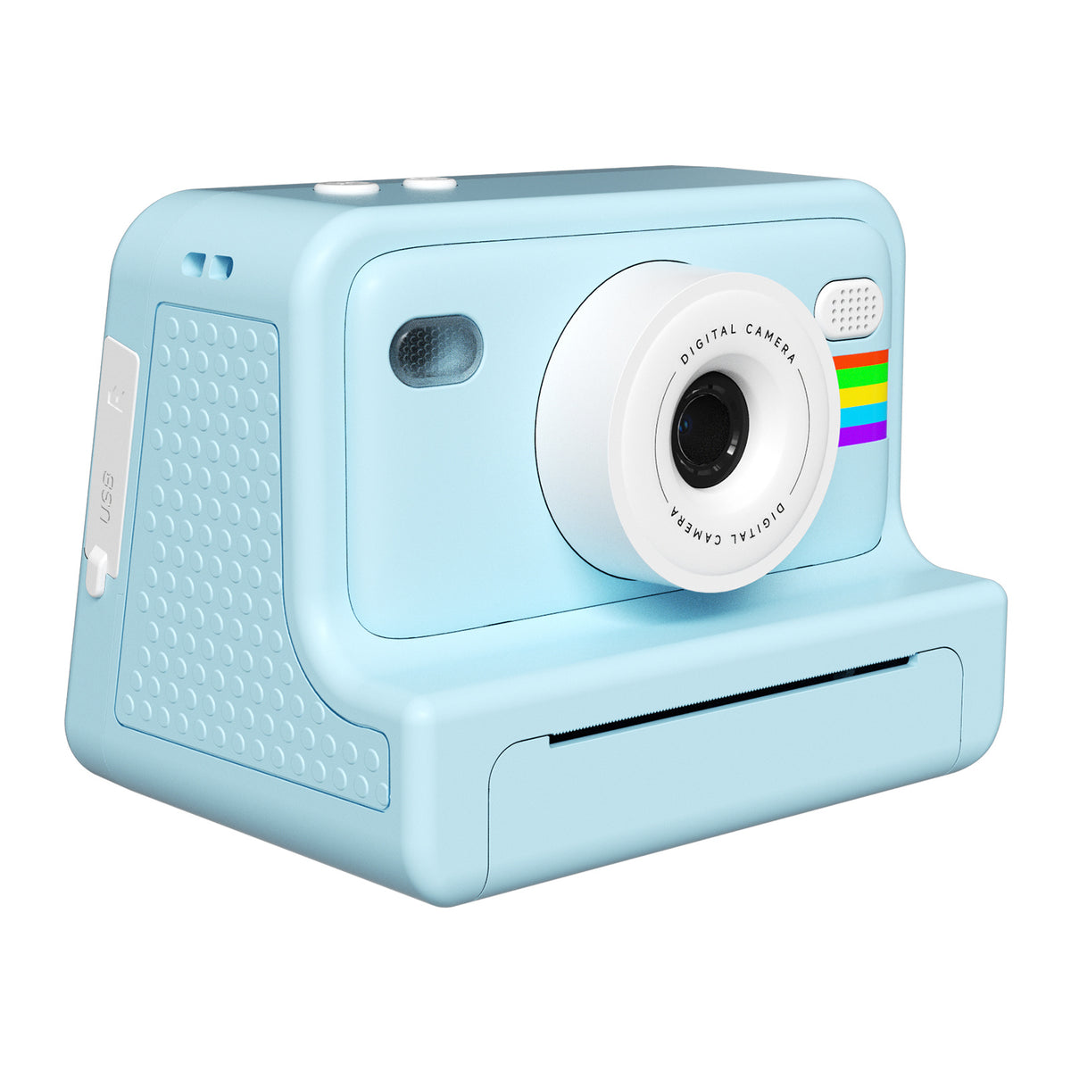 Kids Camera Instant Print for Boys Girls, 2.0-Inch Screen, 1080P HD Photography, MP3 & Game, 20 Creative Frames, 3 Rolls of Printer Paper, USB Charger, Perfect for Christmas And Halloween Birthday Gift, Perfect for Kid, Gifts Girls Boys 6 Years Old