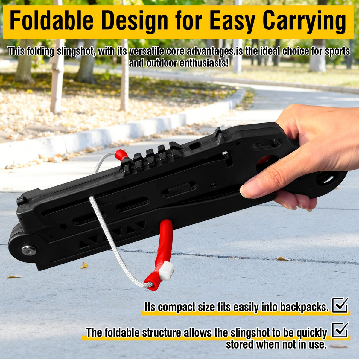 Folding Crossbow Complete Set, Professional Training Shooting Practice Crossbow Bow for Adults, New Type Recurve Bow, Slingshot Training Set with Ammo Balls and Arrow Accessories for Backyard Practice, Camping Trips, and Outdoor Leisure Activities