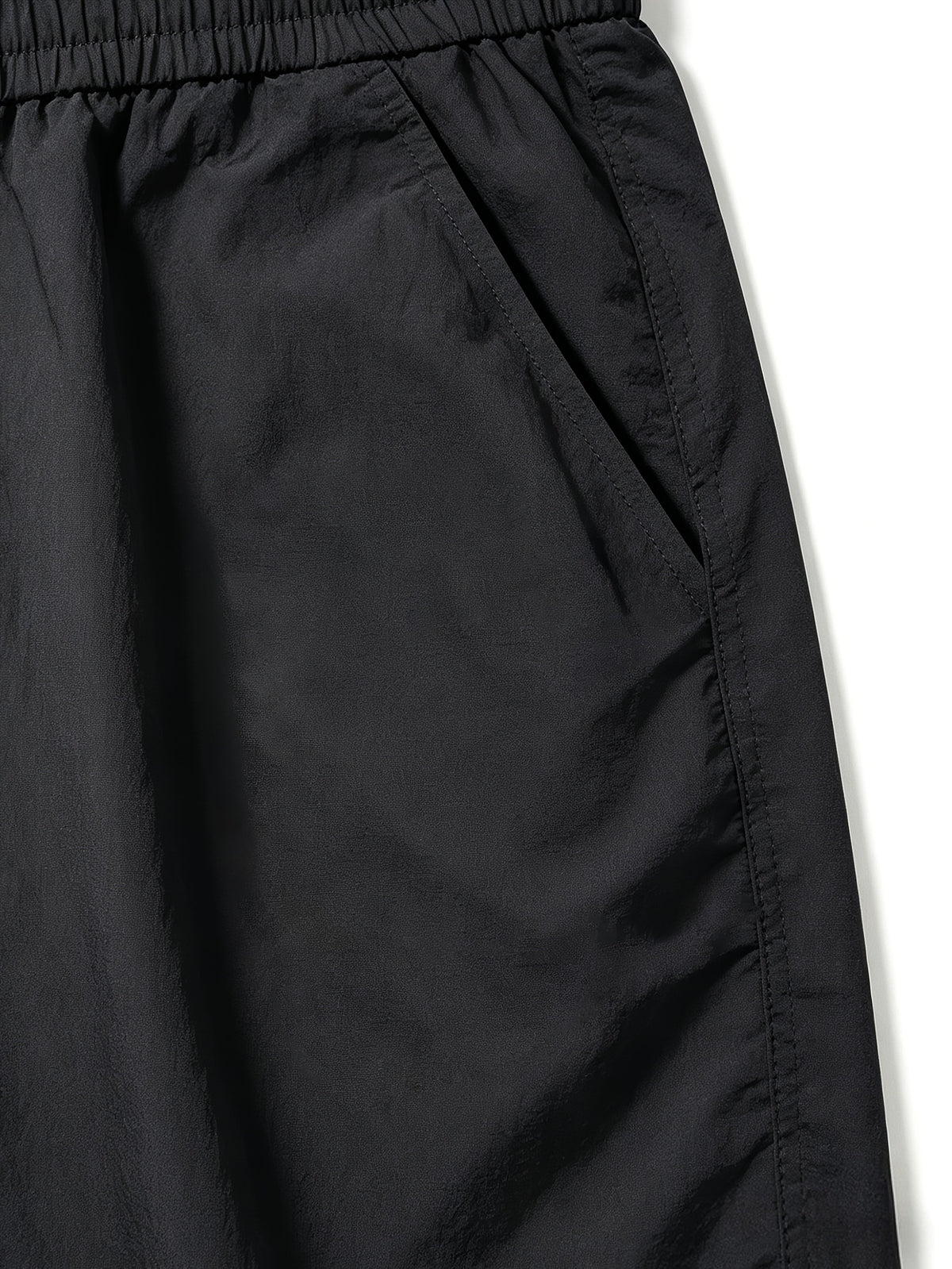 Classic Black Solid Color Men's Cargo Shorts Athletic Training Shorts with Pockets, Adjustable  Elastic Waistband, Quick-drying, Breathable and Comfortable Cool Fabric, Suitable for Fitness, Running, Sports, Travel, Beach or Commute Everyday,1PCS
