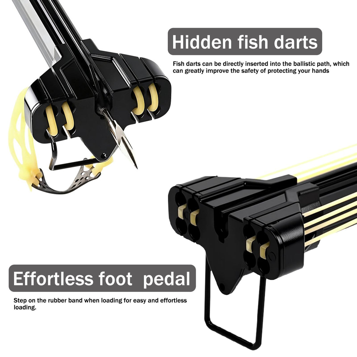 Upgraded Long Distance Fishing Slingshot for Adults with Reel, Portable Aluminum Alloy Fishing Launcher, Ergonomic Grip and Precision Smooth Line Control and Equipped with Darts, Outdoor Fishing Gear for Freshwater and Saltwater Use Adventures