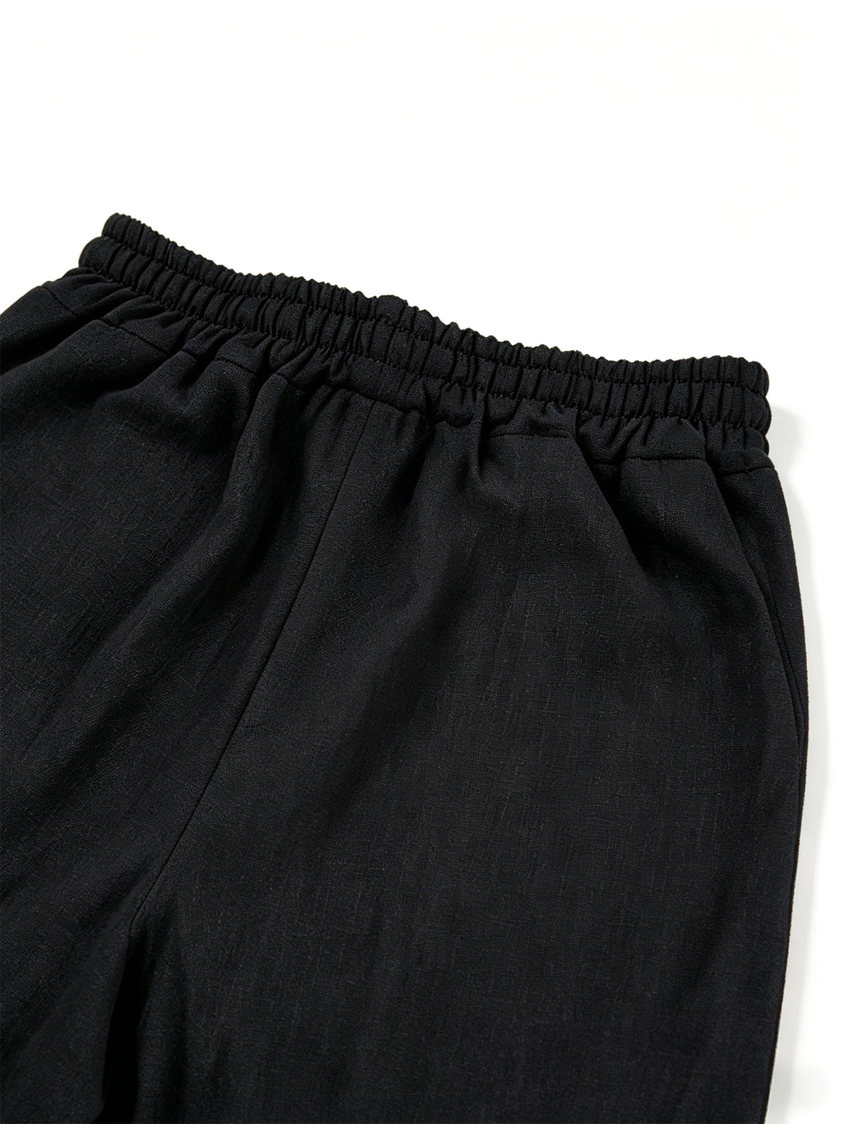 Men's Black Athletic Shorts with Pockets and Drawstring Waist,Made From Linen Blend Fabric, Lightweight Fitness Shorts, These Quick-Dry,Breathable and Comfortable for Running, Outings, Workouts and Casual Daily Wear. Men's Drawstring Waist Shorts