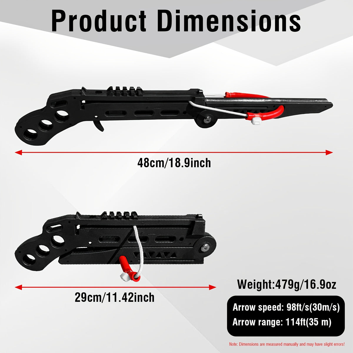 Folding Crossbow Complete Set, Professional Training Shooting Practice Crossbow Bow for Adults, New Type Recurve Bow, Slingshot Training Set with Ammo Balls and Arrow Accessories for Backyard Practice, Camping Trips, and Outdoor Leisure Activities
